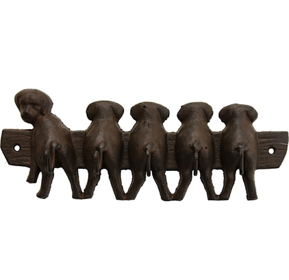Metal Dog Tail Hooks - Perfect for Dog Lovers -
